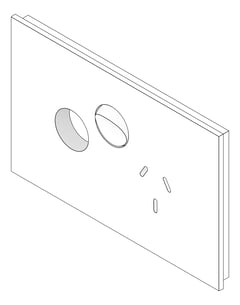 3D Documentation Image of Outlet Power LegrandAU Inspyra Hor Single ExtraFunction 10A