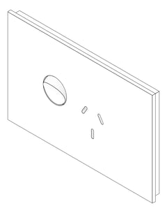 3D Documentation Image of Outlet Power LegrandAU Inspyra Hor Single Special 15A