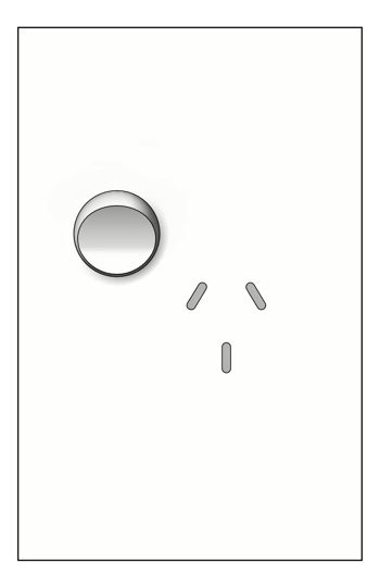 Front Image of Outlet Power LegrandAU Inspyra Vert Single 10A