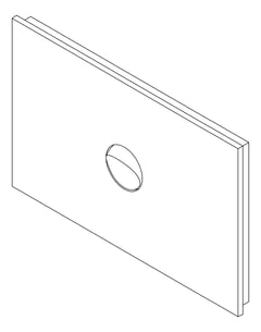 3D Documentation Image of Switch 1Gang LegrandAU Inspyra Hor 10A 10AX IP44