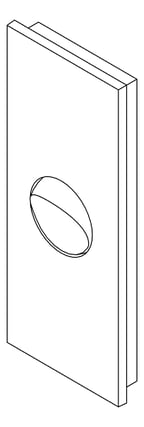3D Documentation Image of Switch 1Gang LegrandAU Inspyra Vert 10A 10AX Architrave