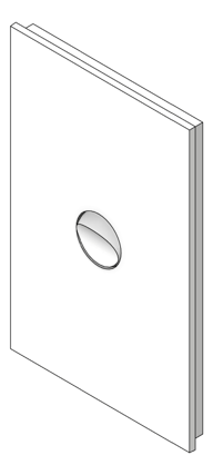 3D Shaded Image of Switch 1Gang LegrandAU Inspyra Vert 10A 10AX IP44