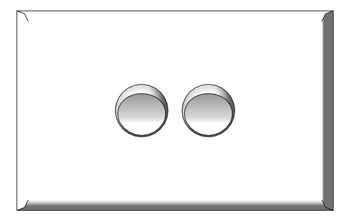 Front Image of Switch 2Gang LegrandAU Inspyra Commercial Hor 10A 10AX