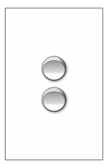 Front Image of Switch 2Gang LegrandAU Inspyra Vert 10A 10AX IP44