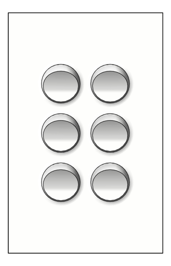 Front Image of Switch 6Gang LegrandAU Inspyra Vert 10A 10AX
