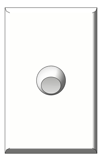 Front Image of Switch SinglePole LegrandAU Inspyra Commercial Vert 40A