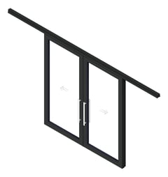 3D Shaded Image of Door Sliding LotusDoors Chorus BiParting