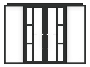 Front Image of Door Sliding LotusDoors Chorus BiParting DualSideLight