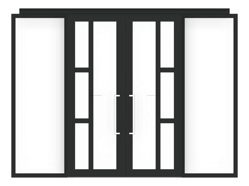 Front Image of Door Sliding LotusDoors Chorus BiParting DualSideLight