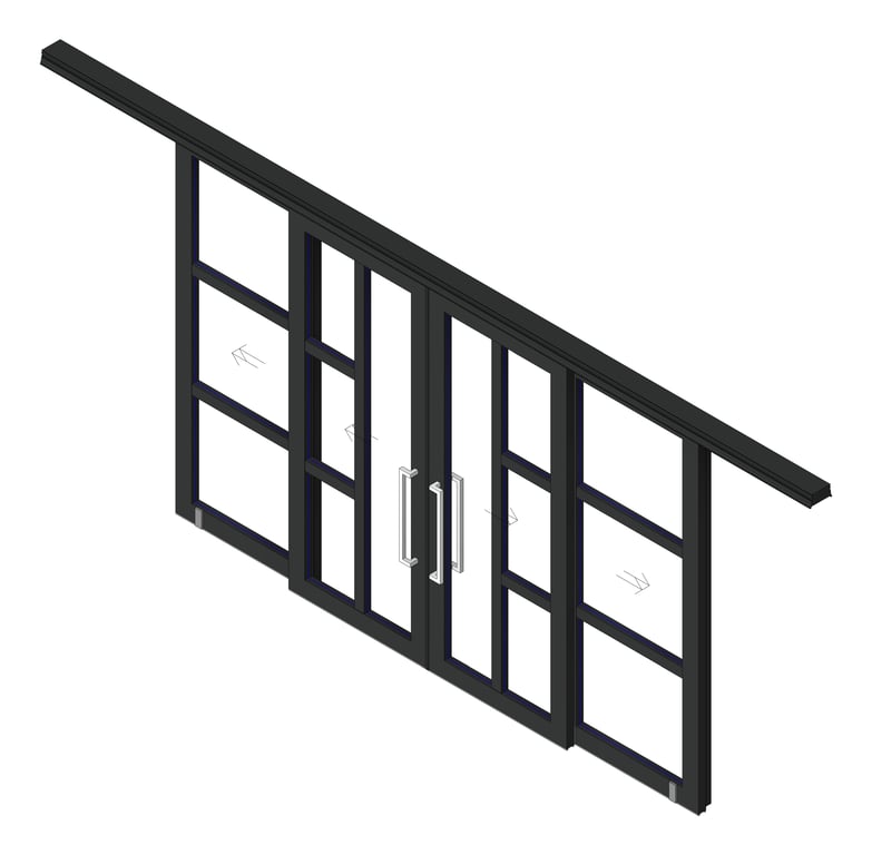 Image of Door Sliding LotusDoors Chorus BiParting Dual