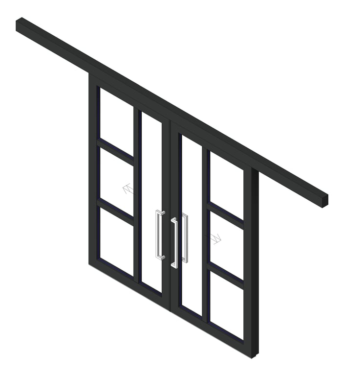 Image of Door Sliding LotusDoors Chorus BiParting FaceFixed