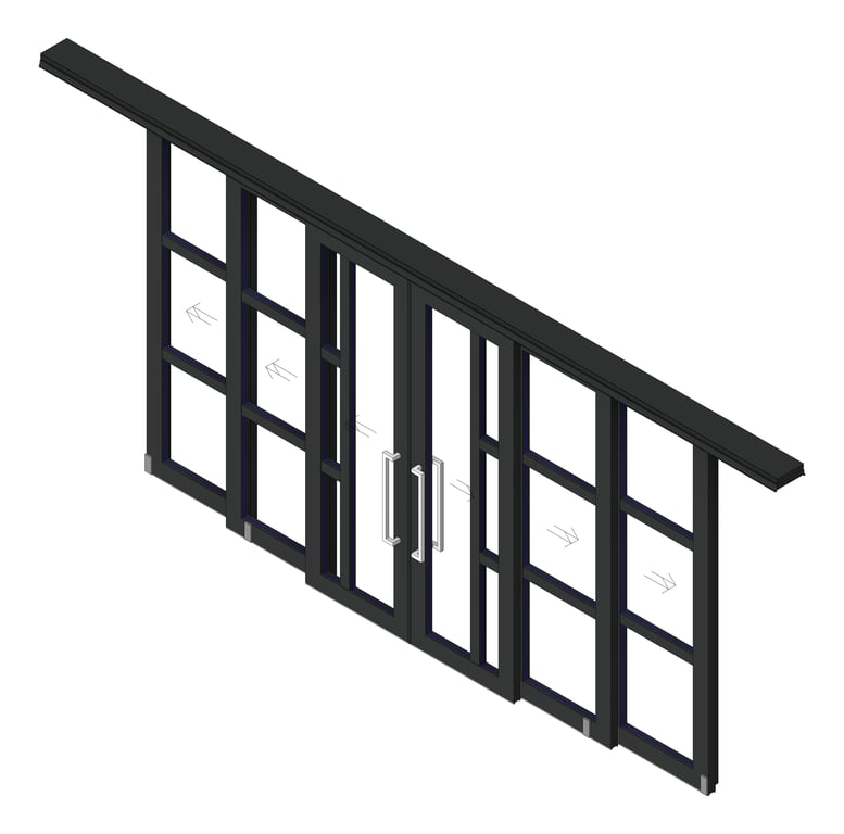 Image of Door Sliding LotusDoors Chorus BiParting Triple