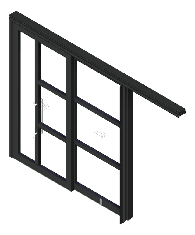 Image of Door Sliding LotusDoors Chorus Dual Cavity