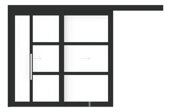Front Image of Door Sliding LotusDoors Chorus Dual FaceFixed