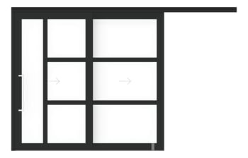 Front Image of Door Sliding LotusDoors Chorus Dual