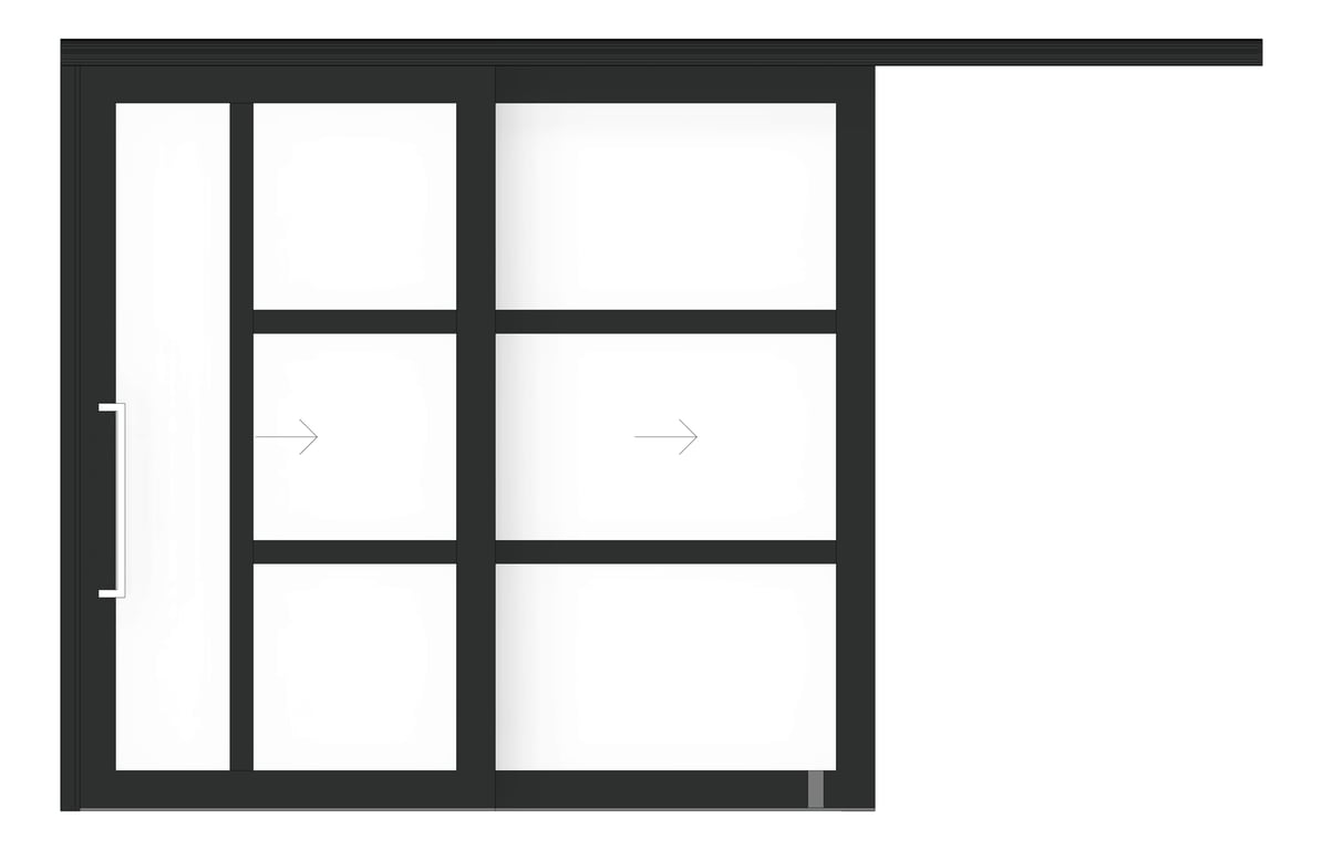 Front Image of Door Sliding LotusDoors Chorus Dual