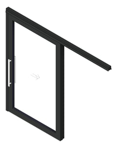 3D Shaded Image of Door Sliding LotusDoors Chorus Single