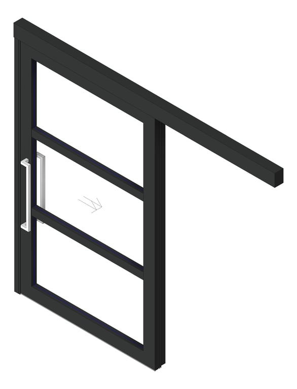 Image of Door Sliding LotusDoors Chorus Single FaceFixed