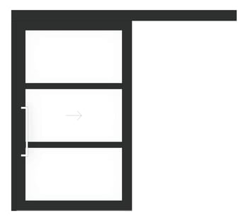Front Image of Door Sliding LotusDoors Chorus Single FaceFixed