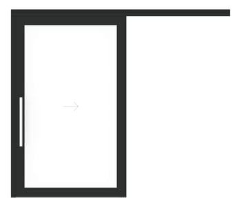 Front Image of Door Sliding LotusDoors Chorus Single