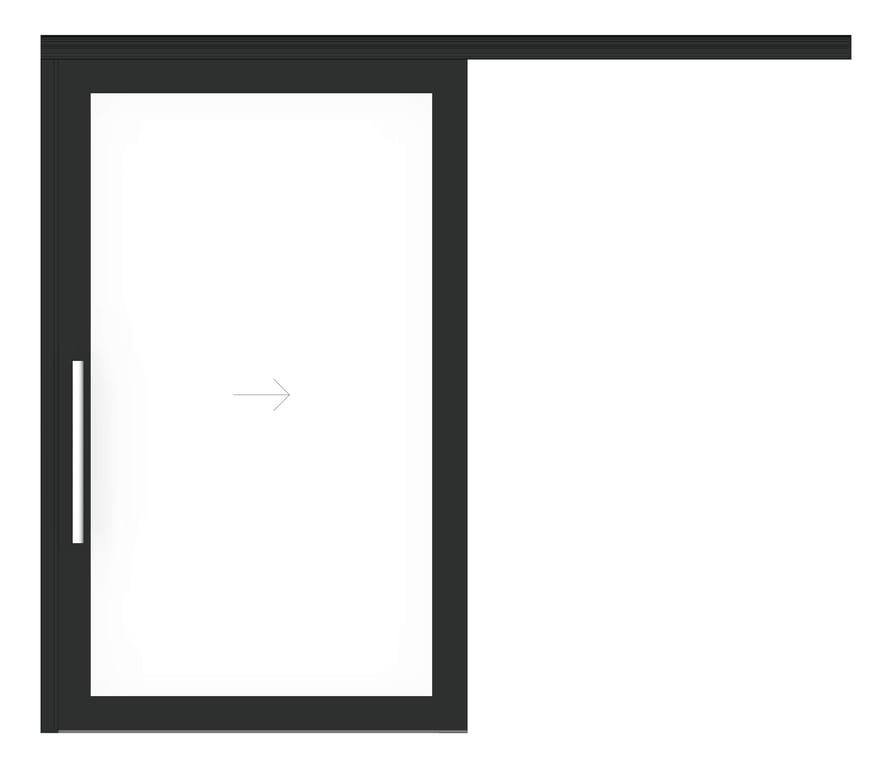 Front Image of Door Sliding LotusDoors Chorus Single