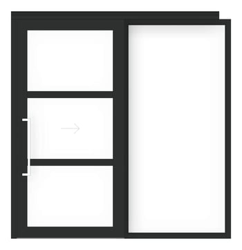 Front Image of Door Sliding LotusDoors Chorus Single Sidelight
