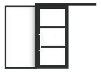 Front Image of Door Sliding LotusDoors Chorus Single Sidelight OffsetJamb