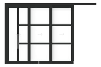 Front Image of Door Sliding LotusDoors Chorus Triple