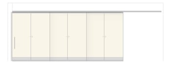 Front Image of Door Sliding LotusDoors Triple