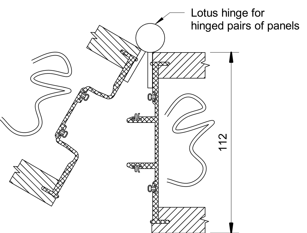 Navigate to OPR - Panel Joint Detail - Hinged Overlay