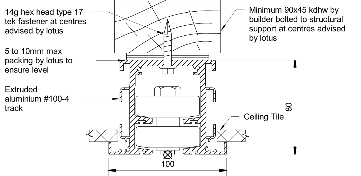 Navigate to OPR - Timber Fix Detail - 100-4 Track