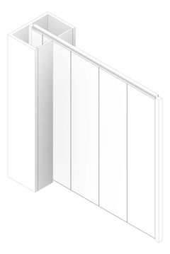 3D Documentation Image of OperableWall CentreStack LotusDoors