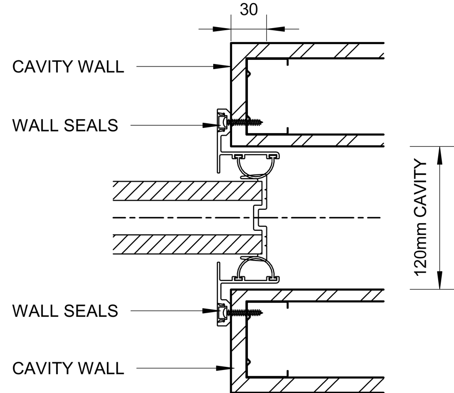 Navigate to SL65 - Single Cavity Slider - Cavity Track - Cavity Wall