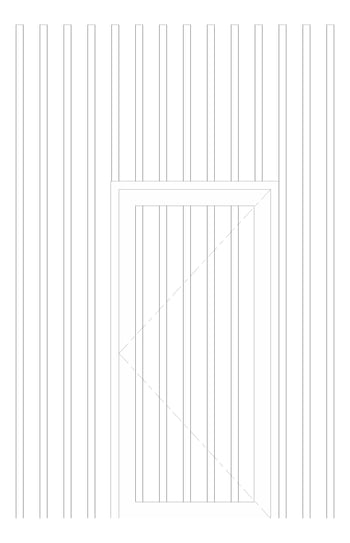 Front Image of Door LouvredSwing Louvreclad BarossaSeries