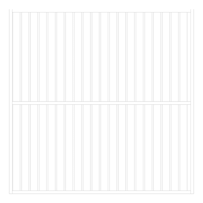 Front Image of Screen Batten Louvreclad VulcanSeries 125x20 Vertical