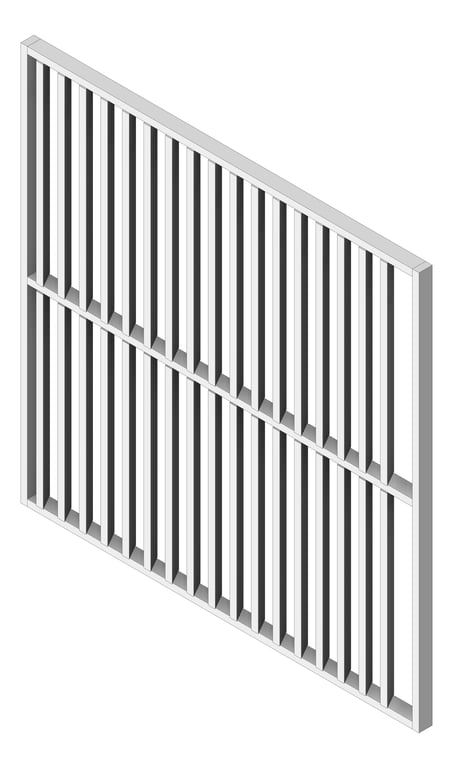 Screen Batten Louvreclad VulcanSeries 137x45 Vertical