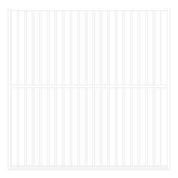 Front Image of SolarShading Elliptical Louvreclad OxfordSeries Vertical