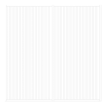 Front Image of SolarShading Elliptical Louvreclad WickhamSeries Vertical