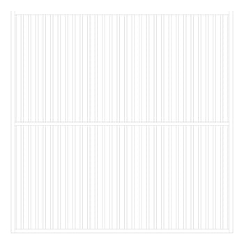 Front Image of SolarShading Elliptical Louvreclad WindsorSeries Vertical