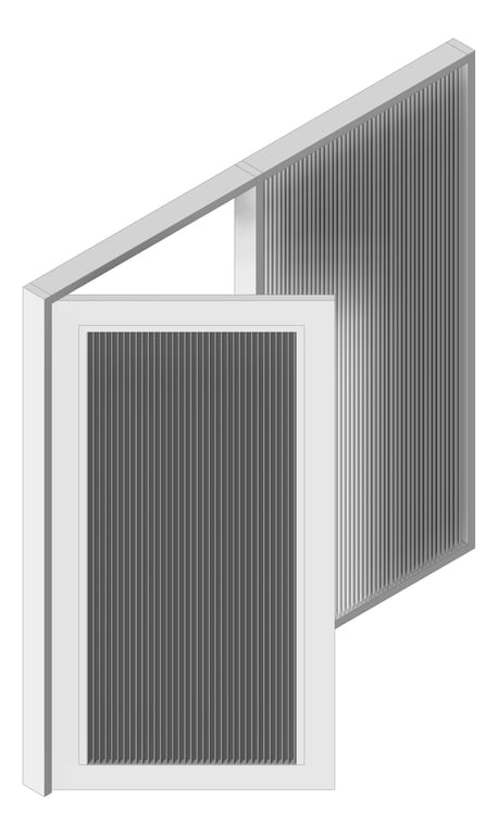 Door LouvredSwing Louvreclad AerionSeries