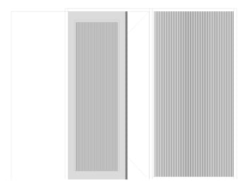 Front Image of Door LouvredSwing Louvreclad AerionSeries