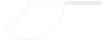 Plan Image of Door LouvredSwing Louvreclad CascadeSeries