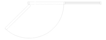 Plan Image of Door LouvredSwing Louvreclad DeltaSeries Horizontal