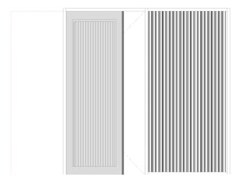 Front Image of Door LouvredSwing Louvreclad EllenboroughSeries