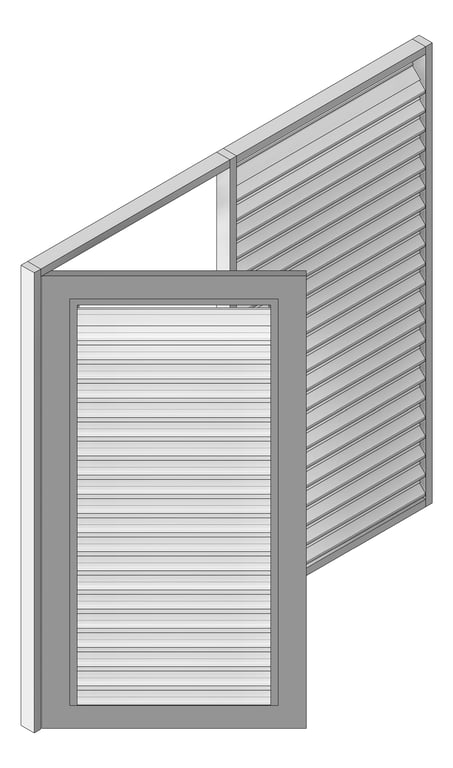 Navigate to Door LouvredSwing Louvreclad NexusSeries