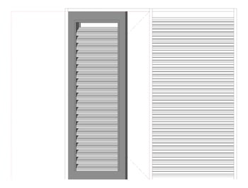 Front Image of Door LouvredSwing Louvreclad NexusSeries