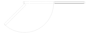 Plan Image of Door LouvredSwing Louvreclad NexusSeries