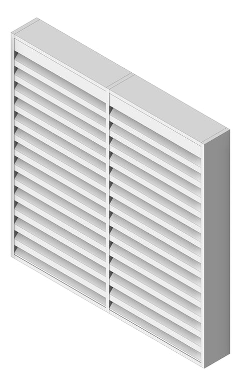 Navigate to Louvres Acoustic Louvreclad HudsonSeries 400 Horizontal