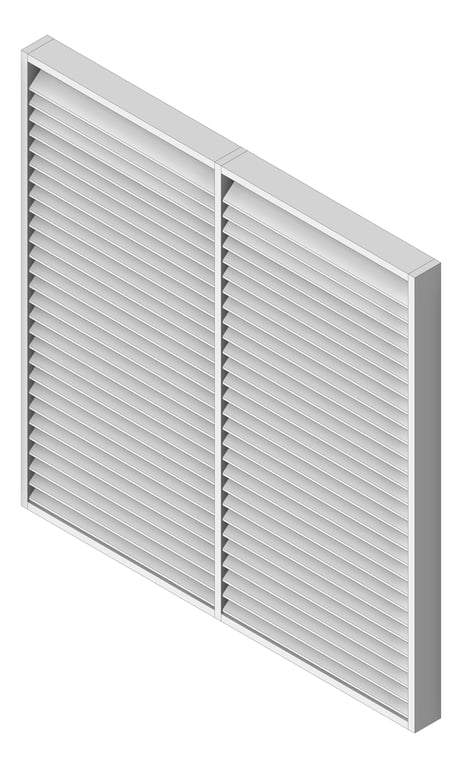 Navigate to Louvres Airflow Louvreclad CascadeSeries TwoStage