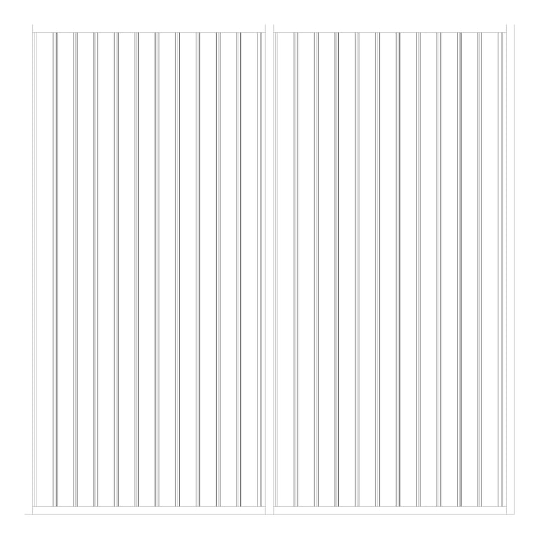 Front Image of Louvres Airflow Louvreclad DeltaSeries Vertical